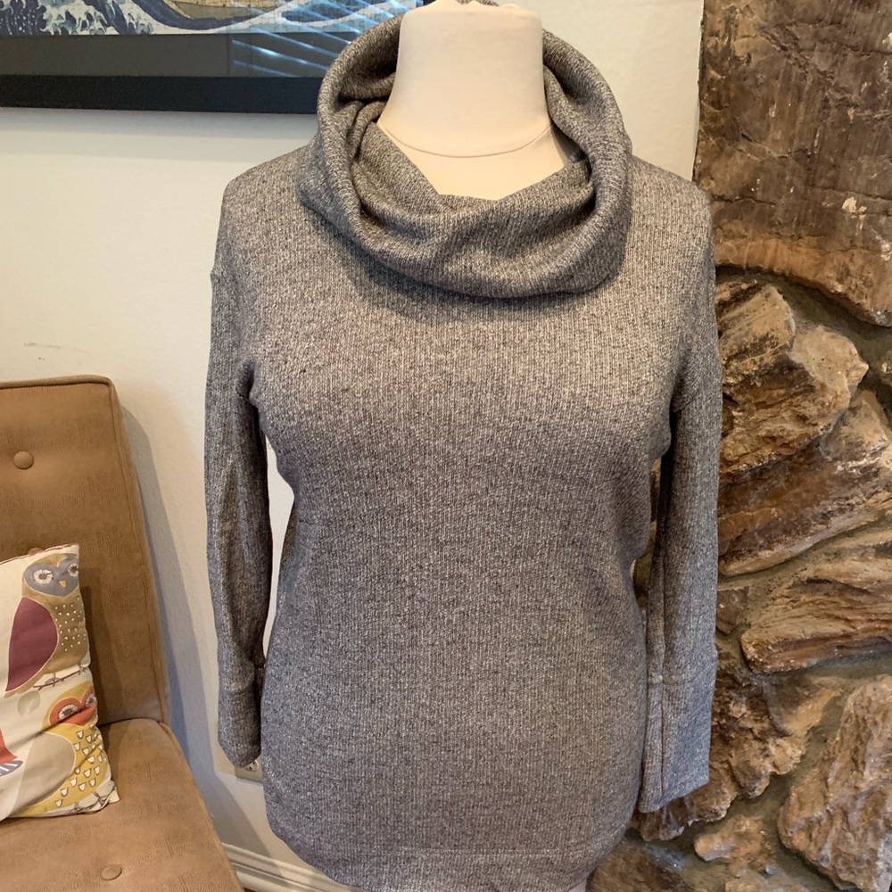 Merona gray cowl neck sweater.